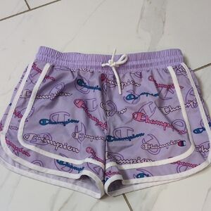 NWOT- Champion Lavender Logo Athletic Shorts